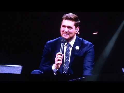 Michael Buble - Forever Now (with intro talking to the audience) - Tacoma Dome - 4/6/19