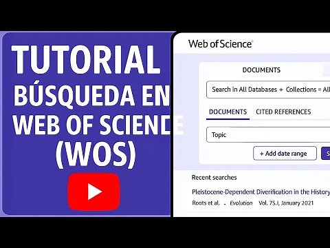 Tutorial: Búsqueda en Web of Science (WoS)