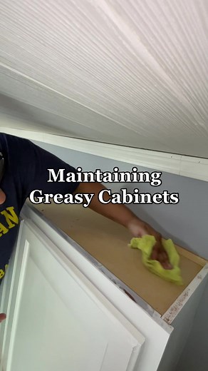 Clean Kitchen Cabinet Tops: Easy Hack for Dust & Grease