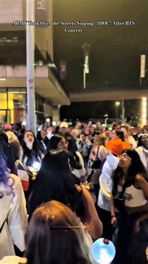 Thousands of ARMY Singing “IDOL” After the Concert ✨