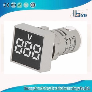 [Hot Item] Ad101-22vms 22mm Diametion Indicator Panel Voltmeter 220VAC