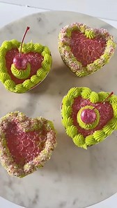 19K views · 160 reactions | Let’s have some afternoon delight with @thebebecakes mini heart cakes  | Fancy Sprinkles | Facebook