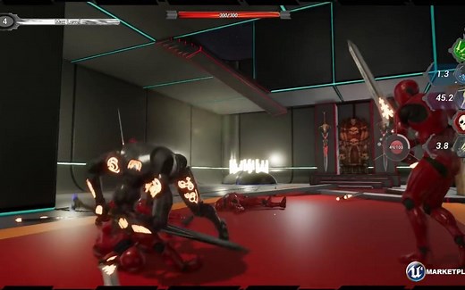 [UE4] Marketplace - Close Combat- Swordsman