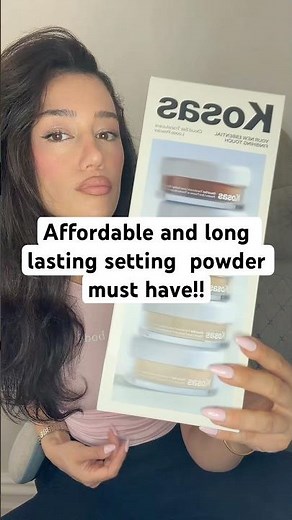 The best Loose powder + baked powder set #bakedpowder #loosepowder #kosas #makeup
