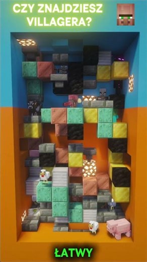 CZY UDA CI SIE ZNALEŹĆ VILLAGERA?! #shorts #minecraft #zagadka