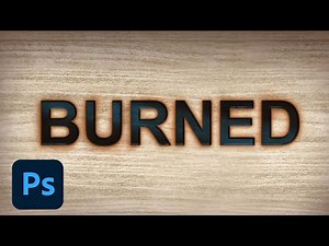 Burned Text Effects | Photoshop Typography Challenge | Adobe Creative Cloud