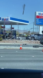 NEW VIDEO: An 8 News Now viewer sent us video from a deadly crash at W. Carey Ave. and N. MLK Boulevard Monday morning. According to NLVPD, the Honda Accord driver allegedly speeding westbound on Carey didn't stop for a red light while approaching MLK. https://trib.al/8djzy3x ---- Video courtesy Victoria Romero. | 8 News Now