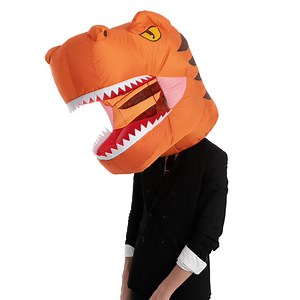 Spooktacular Creations Dinosaur Bobblehead Inflatable Men's Halloween Fancy-Dress Costume for Adult, One Size