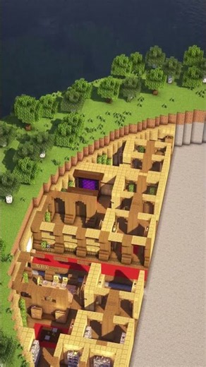 Minecraft Underground Base 🏠 Material List + Download on my bio 📝#minecraft