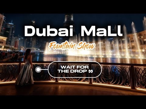Why Everyone Stops at Dubai Mall at Night 😍 | Fountain Show