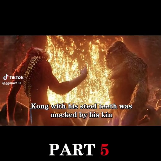 King Kong's Battle Against Scar King: A Dramatic Short Film with Godzilla and Kong