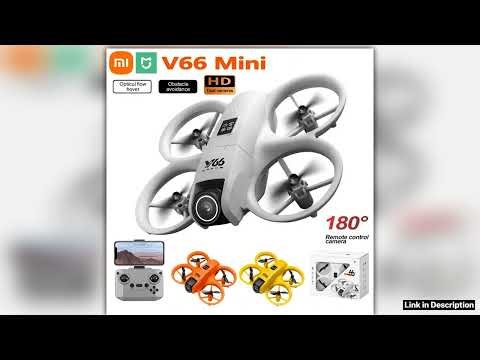 New V66 Mini Drone HD Camera 4K 1080P 180 Lens Wifi FPV Dron Professional Obstacle Avoidance