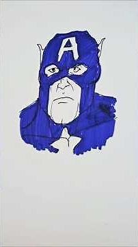 Epic Captain America Drawing Tutorial: Easy Step-by-Step Guide for Marvel Fans | #shorts #aaliarts