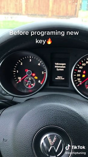 New golf mk6 service key #newkey#servicekey#justthebest#kschiptuning