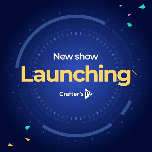 ⏳ Get ready crafty fans.... we've got a brand new show coming your way this week! Who else is excited?! | Crafter's TV
