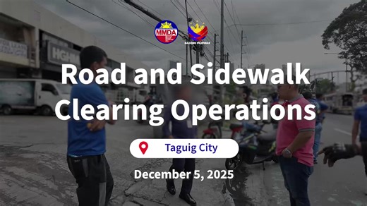 Kamakailan ay nagkasa ng magkakahiwalay na clearing operations ang MMDA Special Operations Group-Task Force for Road Clearing (SOG-TFRC). Sa operasyon na pinangunahan ni SOG-TFRC Head Gabriel Go, namataan ang ilang mga motorista na nakaparada sa sidewalk. May ilang motorista rin na hinarangan ang pedestrian crossing at PWD ramp. Ang pagsasagawa ng road and sidewalk clearing operations ay alinsunod sa direktiba ni Pangulong Ferdinand Bongbong Marcos Jr. na alisin ang lahat ng obstruksyon sa mga k