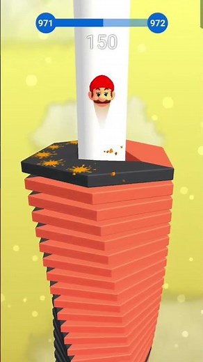 #35 Max Speed SMASH! Stack Ball 3D Insane Levels Gameplay #gaming #shortlive