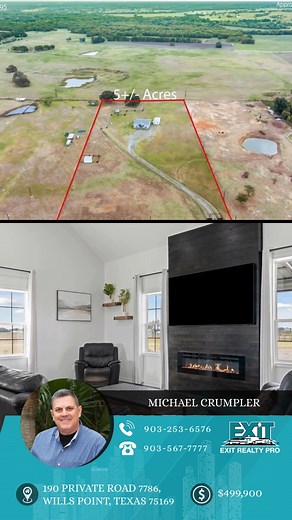 🏡 Custom Barndominium with Guest House on 5.87± Acres! 🐴 📍 Luxury Finishes | Guest Quarters | Saltwater Spa | Fenced & Gated Property Experience the perfect blend of modern comfort and country charm with this custom barndominium set on 5.87± beautiful East Texas acres! The main residence offers about 1,500± sq. ft. of open-concept living with high-end finishes throughout — ideal for relaxing, entertaining, or hosting family and friends. ✨ Features You’ll Love: 🍽️ Gourmet Kitchen with Brazili