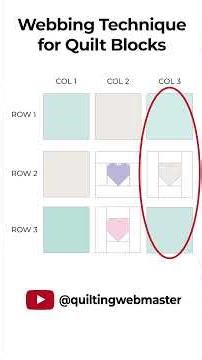 How to Web Quilt Blocks Together
