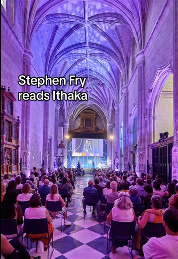Stephen Fry reads Ithaka — Hay Festival Segovia 2026