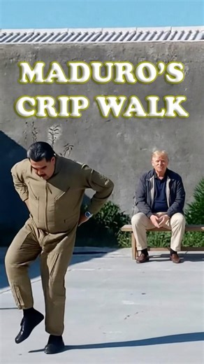 Maduro's crip walk dance #maduro #trump #cripwak #dance #funny