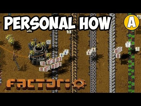 Factorio How to Use Personal ROBOPORT | Factorio How to Use Personal ROBOTS