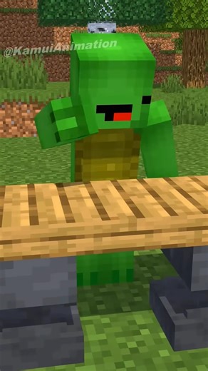 JJ Sister - MAIZEN Minecraft Animation#shorts