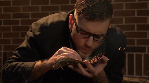 Watch a primitive fire making test turn into a brutal battle against failure, friction, and time