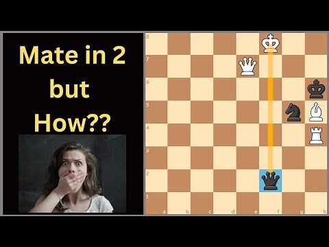 A Brilliant Checkmate in 2 Moves Puzzle