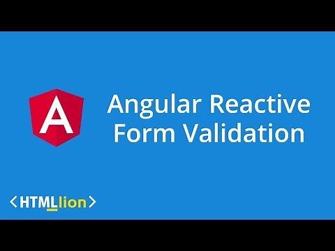 Angular Reactive Form Validation