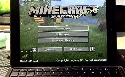 在iPad上启动Java版Minecraft