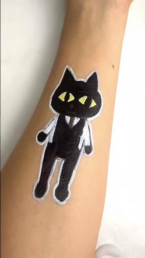 Black Cat Drawing 🖤🐱 | Cute Art #Shorts #BlackCat #CatDrawing #CuteArt #Drawing #ArtShorts