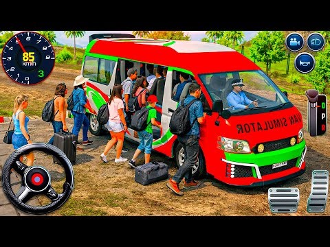 Realistic City Van Driving 3D: City Cargo and passenger van driving game - android gameplay