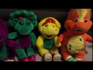 Barney, Baby Bop, BJ & Riff dolls