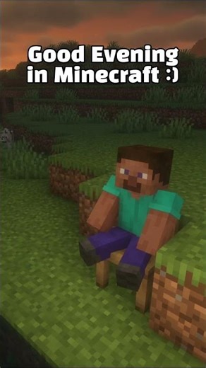 Good Evening in Minecraft. #minecraft #mood #relaxing