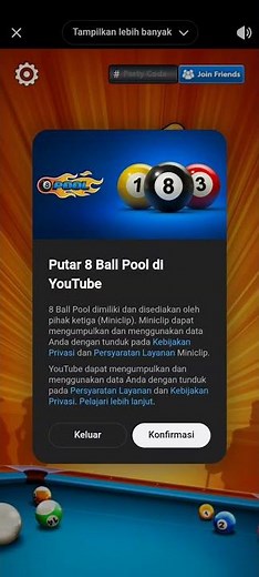 8 Ball Pool Gameplay in HP Part 1.