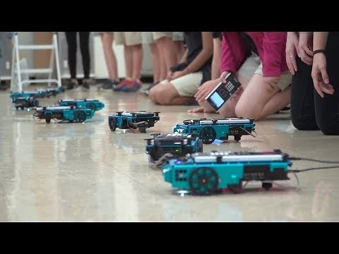 Dallas ISD Students Program Robot to Dance