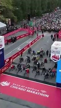 Watch as thousands prepare to race in the 2025 Chicago Marathon!