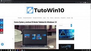 Como ACTIVAR y DESACTIVAR el MODO TABLETA en WINDOWS 10 PASO a PASO | FÁCIL y RÁPIDO