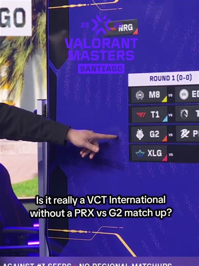 Excitement Builds for PRX vs G2 at VCT International