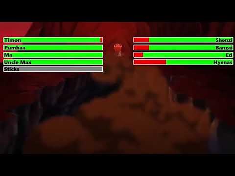 Crossover Scene: Hyenas, Shenzi, Ed and Banzai Fallen to The Hole