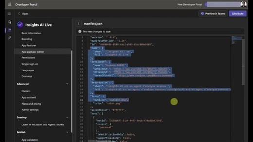 Architecture Agentique IA Azure Partie 2 (Déploiement dans Teams M365 Copilot) | Ousmane Barry