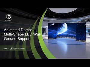 GF-Truss | Multi Shape LED Wall Ground Support