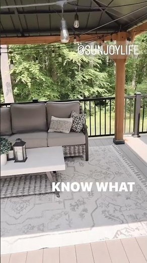 Backyard Deck Ideas | Outdoor Patio Furniture Ideas #shorts #diyhomedecor #gazebo #outdoorfurniture