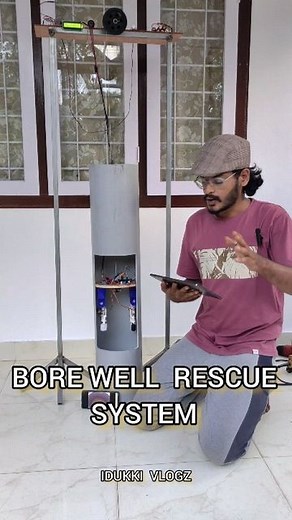 Emil Shaji on Instagram: "Bore well rescue system project which is not completed yet im trying to complete but there are small mistakes mainly i have used arduino as main controller and robotic arm i have used c and c++ programming to run it Follow for more videos Thank you. #arduino #arduinoprojects #arduinoproject #college #finalyearproject #engineering #reels #students #arduino #finalyear #tech #electronics #science #educational #scienceprojects #scienceproject #diy #collegestudents #teacher 