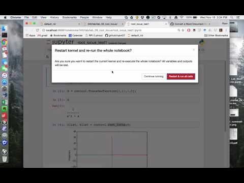 Root Locus from the IPython/Jupyter Notebook
