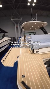 With the snow outside, our mind is on the Saxdor 320 GTO. With its sporty lines, spacious deck, and premium comfort, summer never looked this good. | MarineMax