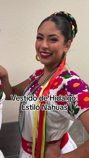 Sabían que hay diferentes vestidos típicos de Hidalgo? Este estilo se llama Nahuas #hidalgo #vestidostipicos #nahuas #huasteca #huapangos #balletfolkloricodfw #folkoricodfw