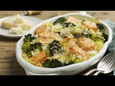 Leichter cremiger Lachsauflauf Rezept