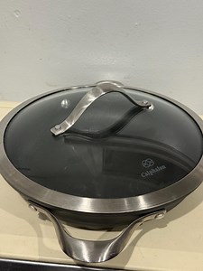 Calphalon 1380 Fry Pan 10 Inch With Lid, Side Handles - Etsy